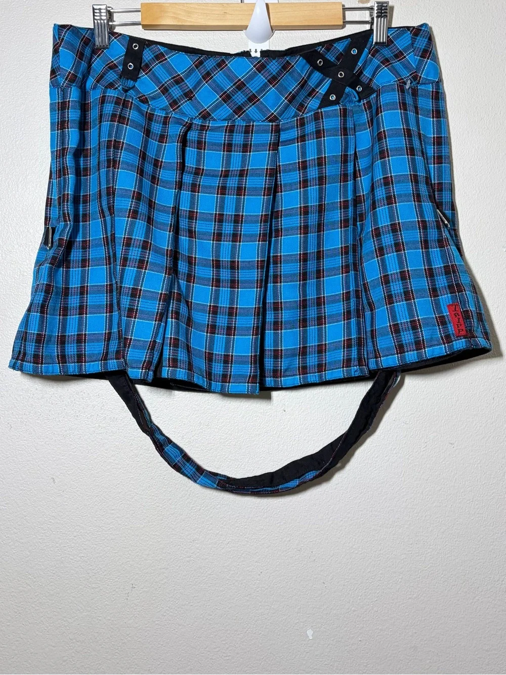 Tripp NYC Vintage Pleated Punk Suspender Skirt - Picture 2 of 9